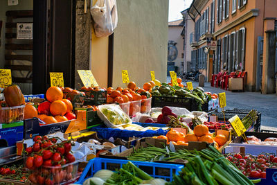 Food in market