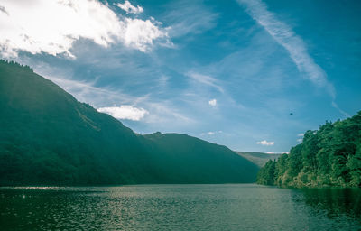 Scenic view of calm lake