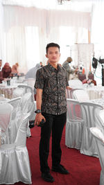 This is a photo of myself, at the pre-wedding ceremony