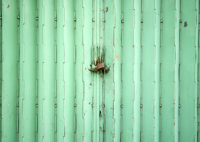 Full frame shot of metal door