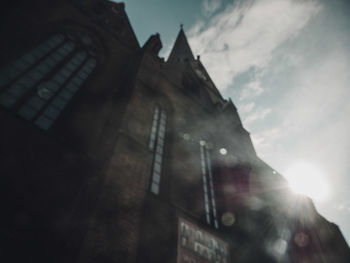 Low angle view of building against sky