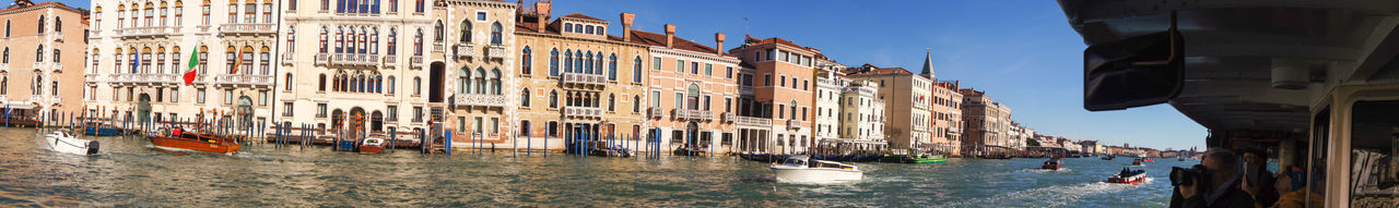 Panoramic view of buildings in city