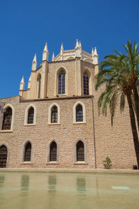 Low angle view of building against sky