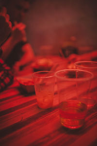 Close-up of drink on table