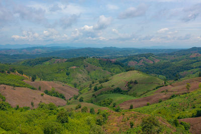 Scenic view of landscape against sky