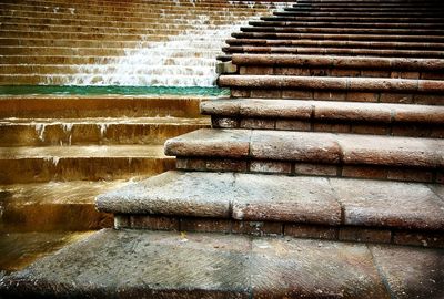 Full frame shot of steps