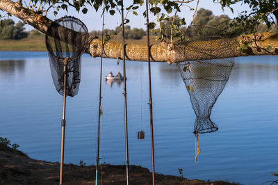 Scenic view of lake