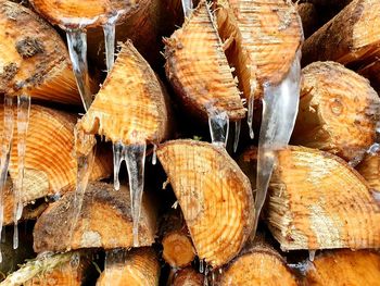 Full frame shot of food for sale