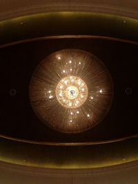 Close-up of illuminated light