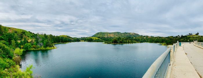 Panoramic shot of sea against sky