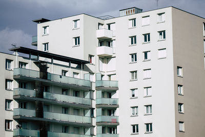 Low angle view of building against sky