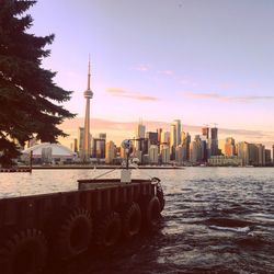 City skyline against sky