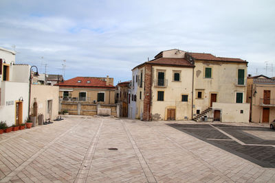 Piazza duomo in the ancient village