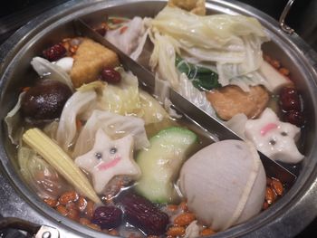 Close-up of food served in bowl