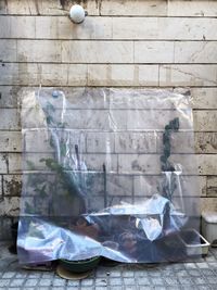 Close-up of brick wall