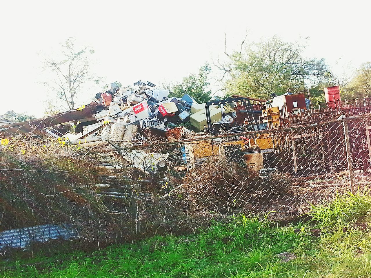 Things you'll find in a junkyard.