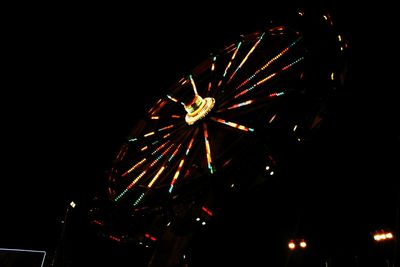 Low angle view of firework display