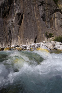 The valbona river in albania