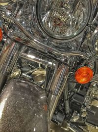 Illuminated city at night