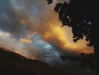 Scenic view of dramatic sky