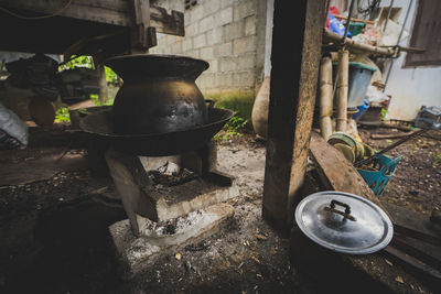 Utensil on stove