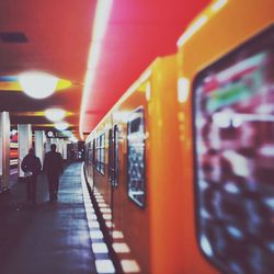 Subway station platform