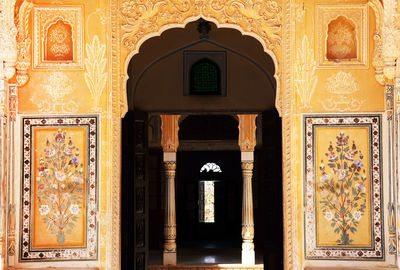 Low angle view of archway at nahargarh fort