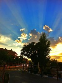 Scenic view of sky at sunset