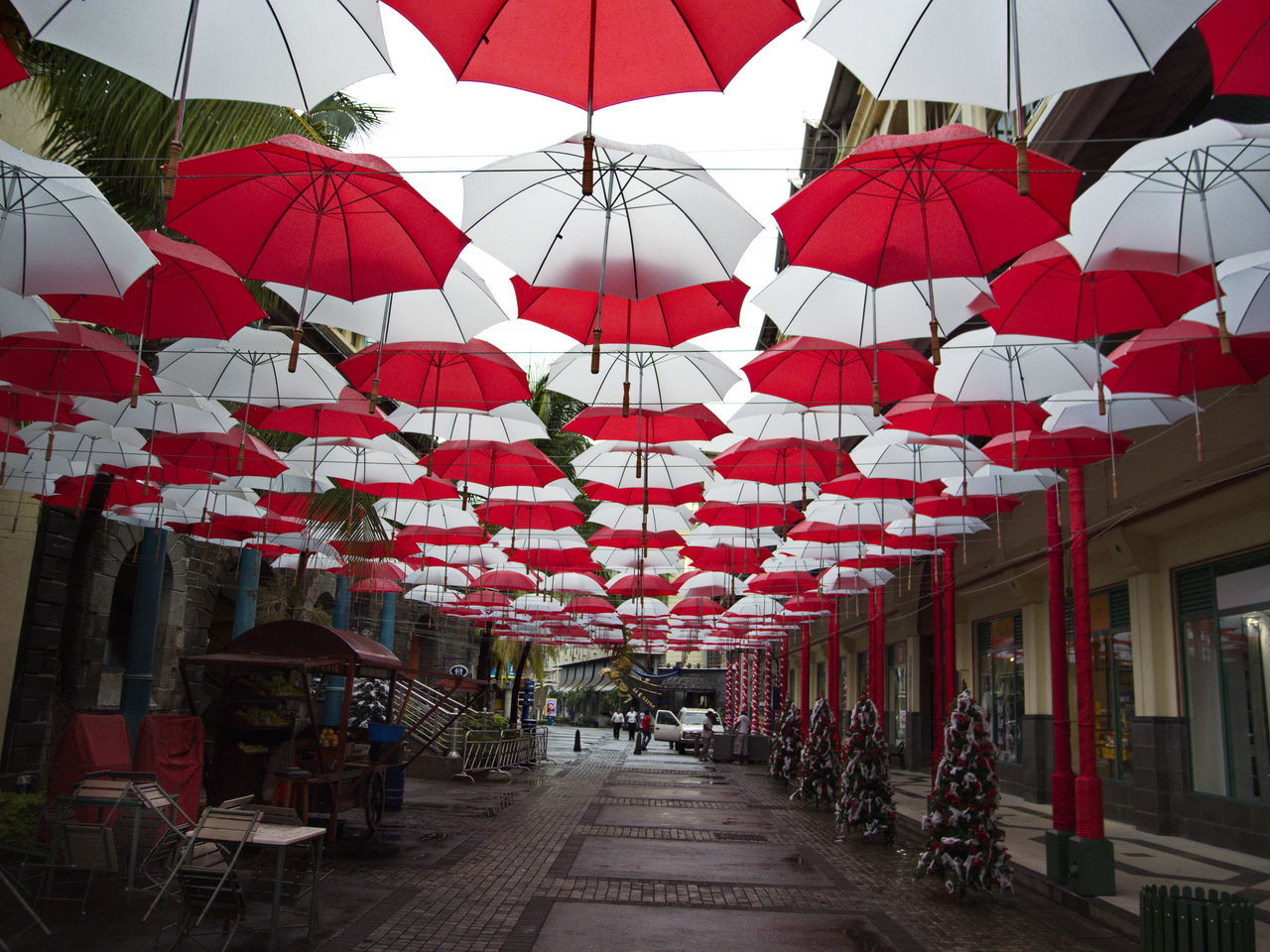 VIEW OF RED WALL