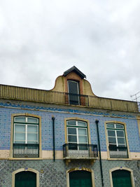 Low angle view of building against sky