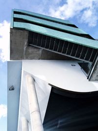Low angle view of building against sky