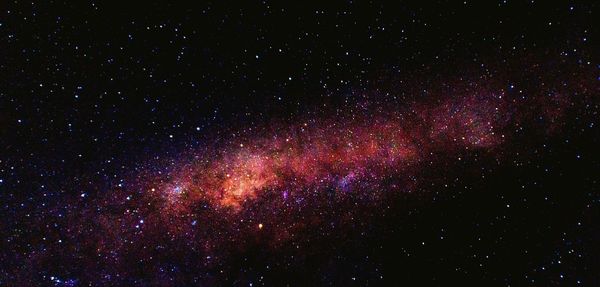 Star field against sky at night