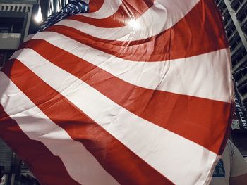 Close-up of american flag