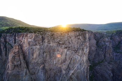 Scenic view of mountains