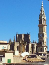 View of church against blue sky