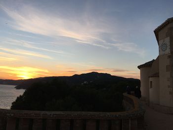 Scenic view of sky during sunset