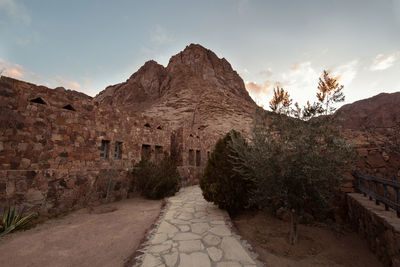 Scenic view of mountains in sinai