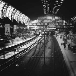 Railroad station platform