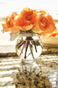 Close-up of rose bouquet