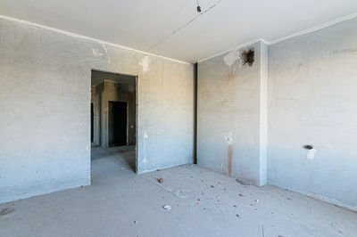 Interior of abandoned building