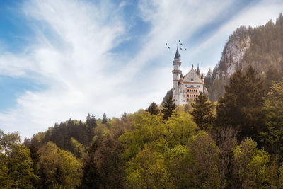 View of the neuschwainstein castle, germany