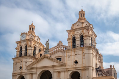 Low angle view of historic building against sky