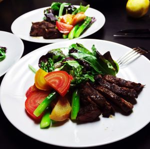 Close-up of salad in plate