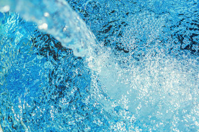 Close-up of splashing water