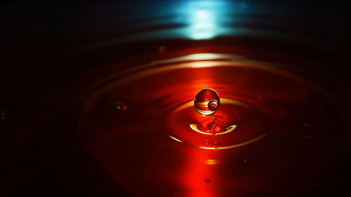 Close-up of water drop