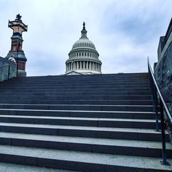 Low angle view of building against sky