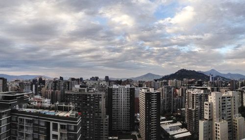 Cityscape against sky