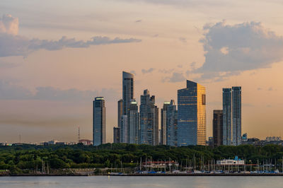 Buildings in city