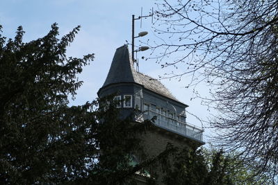 Low angle view of building against sky