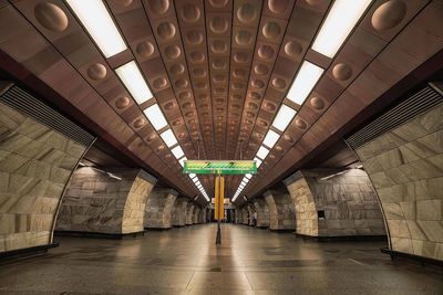 Interior of tunnel